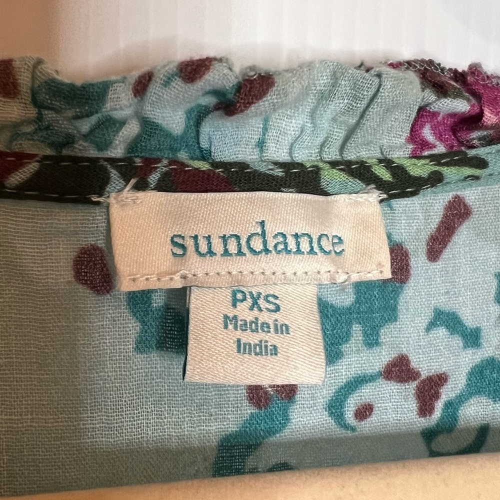 SUNDANCE Floral Province‎ Stroll Mini Dress. Size PXS - Picture 8 of 8